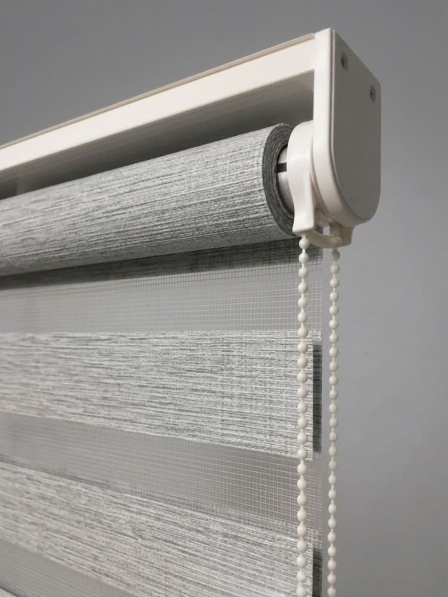 Gri Bambu Zebra Perde